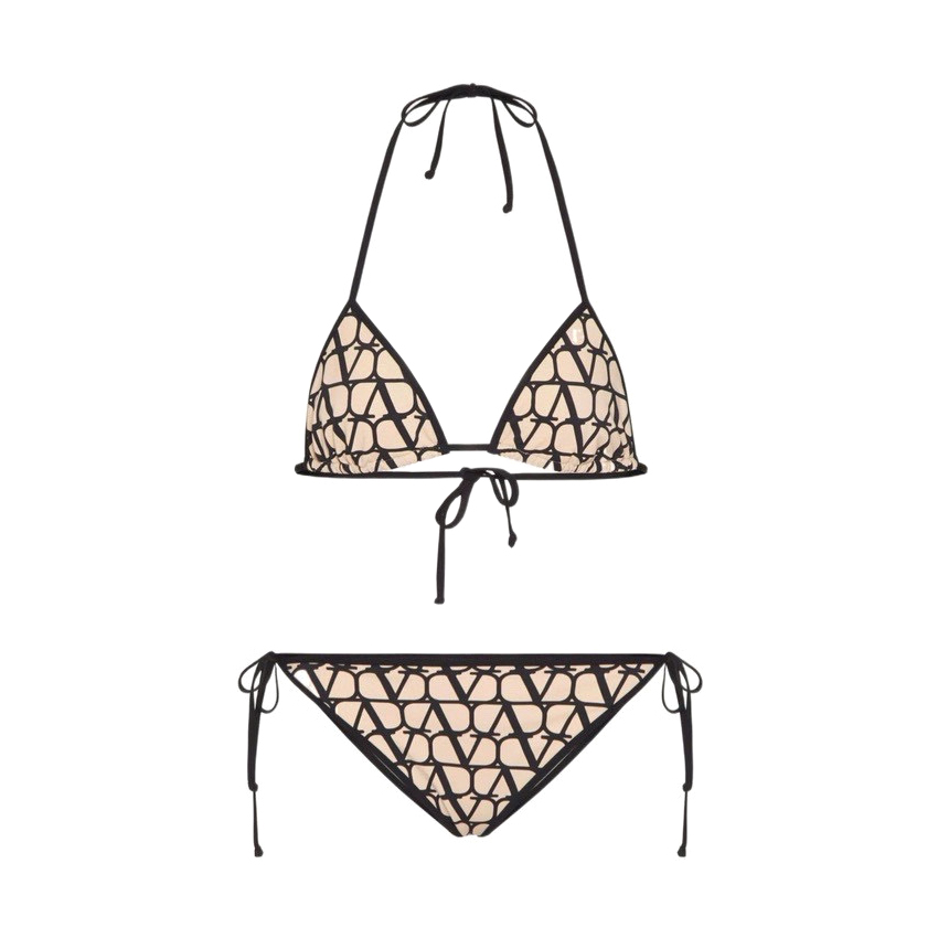 NIGO Valentino Women's Summer Interwoven Pattern Beach Casual Vacation Bikini Swimsuit Underwear Panties #nigo98762