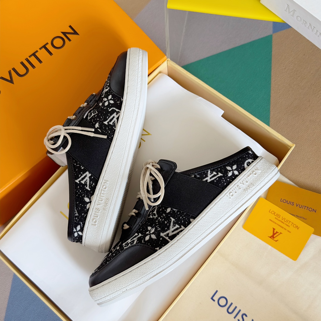 NIGO Louis Vuitton Women's Monogram Printed Lace Up Low Top Canvas Casual Shoes #nigo98818