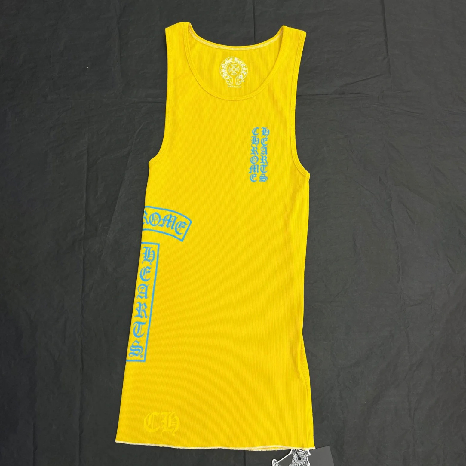 NIGO Chrome Hearts Women's Summer Logo Letter Print Round Neck Pullover Sleeveless Tank Top Vest #nigo98827