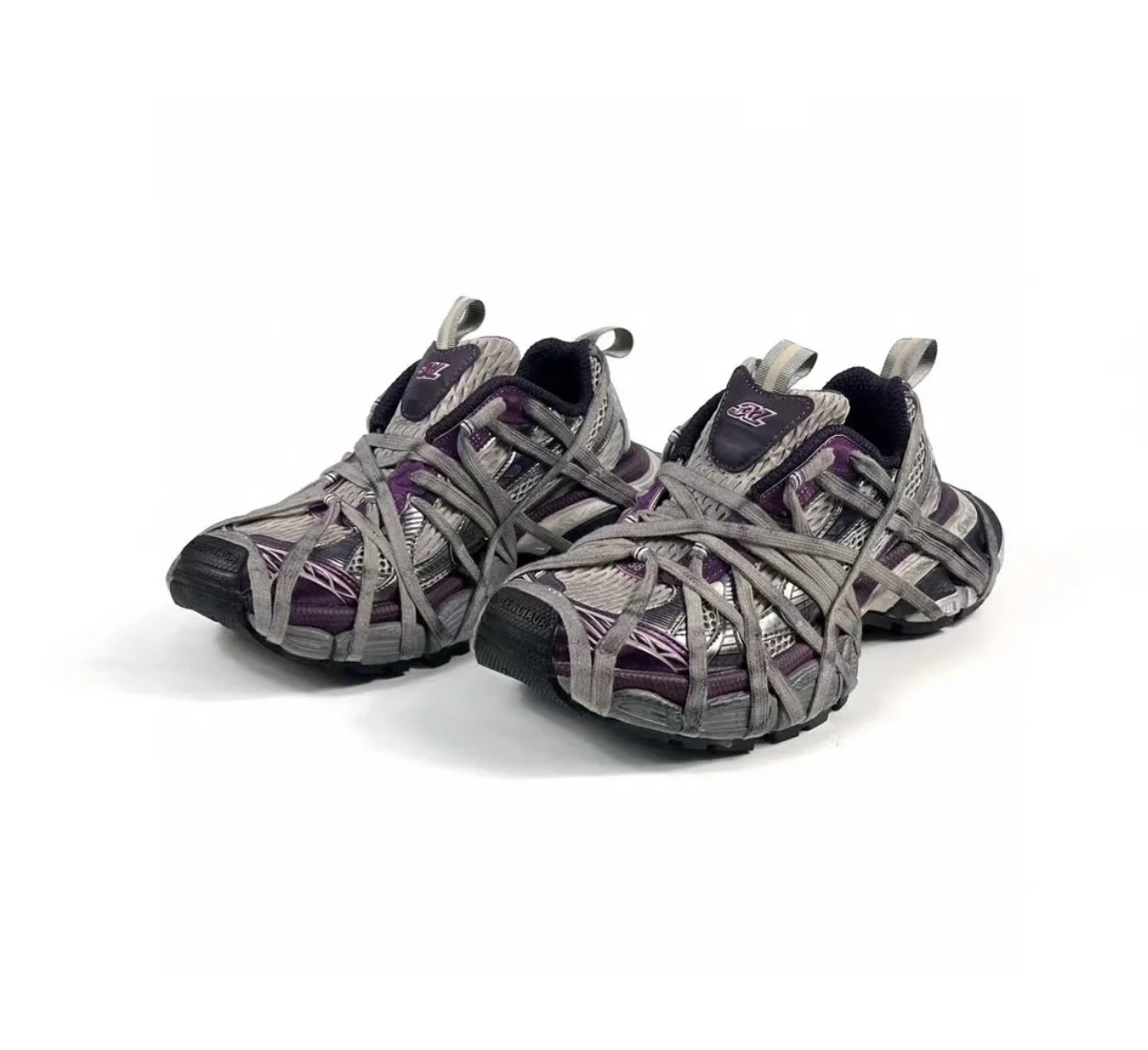 NIGO Balenciaga 3XL Sneakers Men's Retro Aged Thick Bottom Lace Up Low Top Shoes #nigo98181