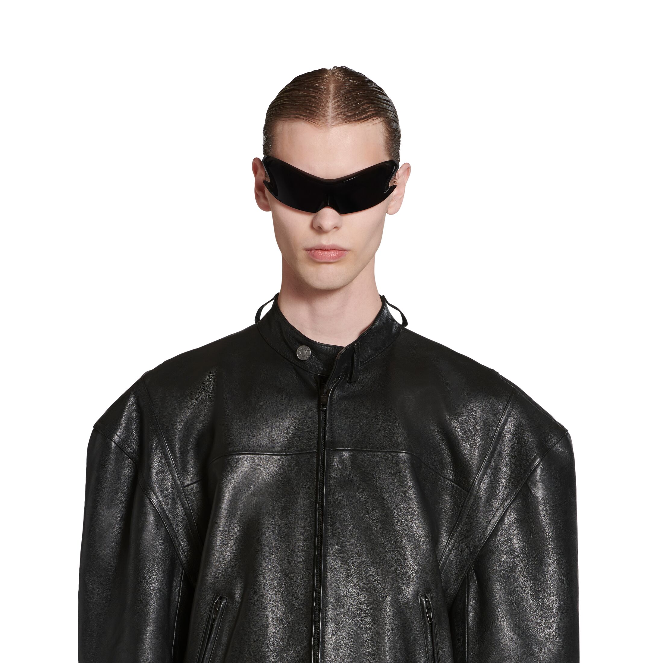 NIGO Balenciaga Deconstructed Zip-Up Jacket In Black Ngvp #nigo6682