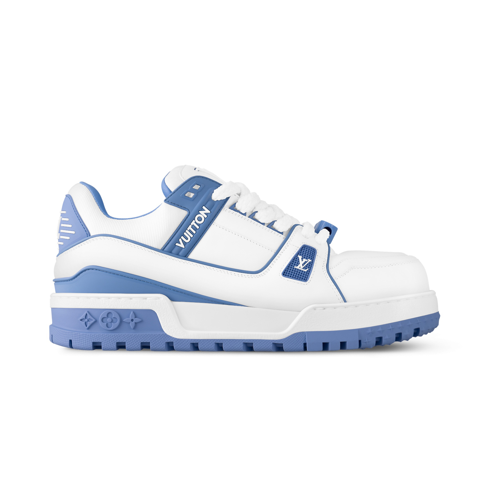 NIGO Louis Vuitton LV TRAINER MAXI Men's and Women's Little Chubby Leather Lace-Up Low Top Board Shoes #nigo98868