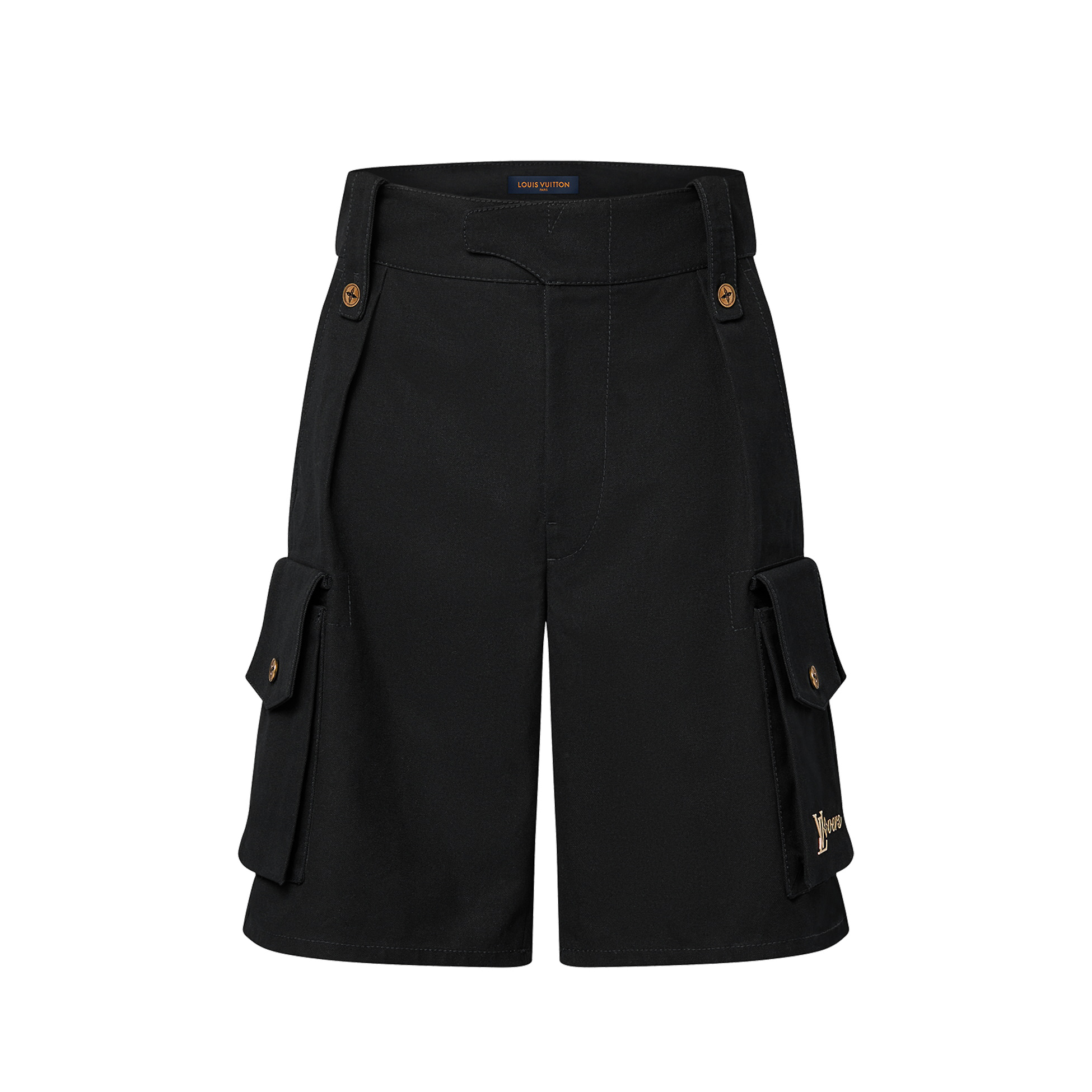 NIGO Louis Vuitton Men's Summer Black Logo Letter Loose 5 Points Short Pants #nigo98875
