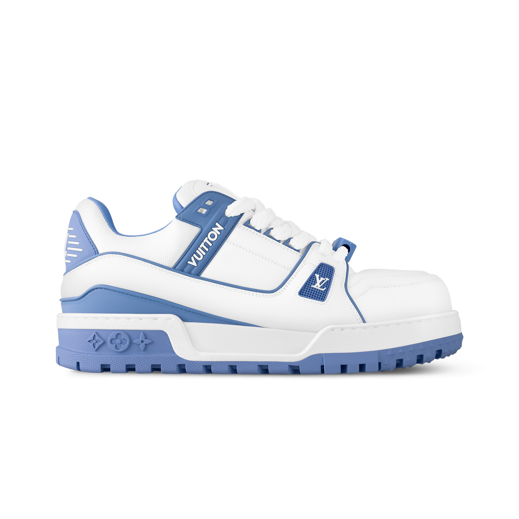 NIGO Louis Vuitton LV TRAINER MAXI Men's and Women's Little Chubby Leather Lace-Up Low Top Board Shoes #nigo98956