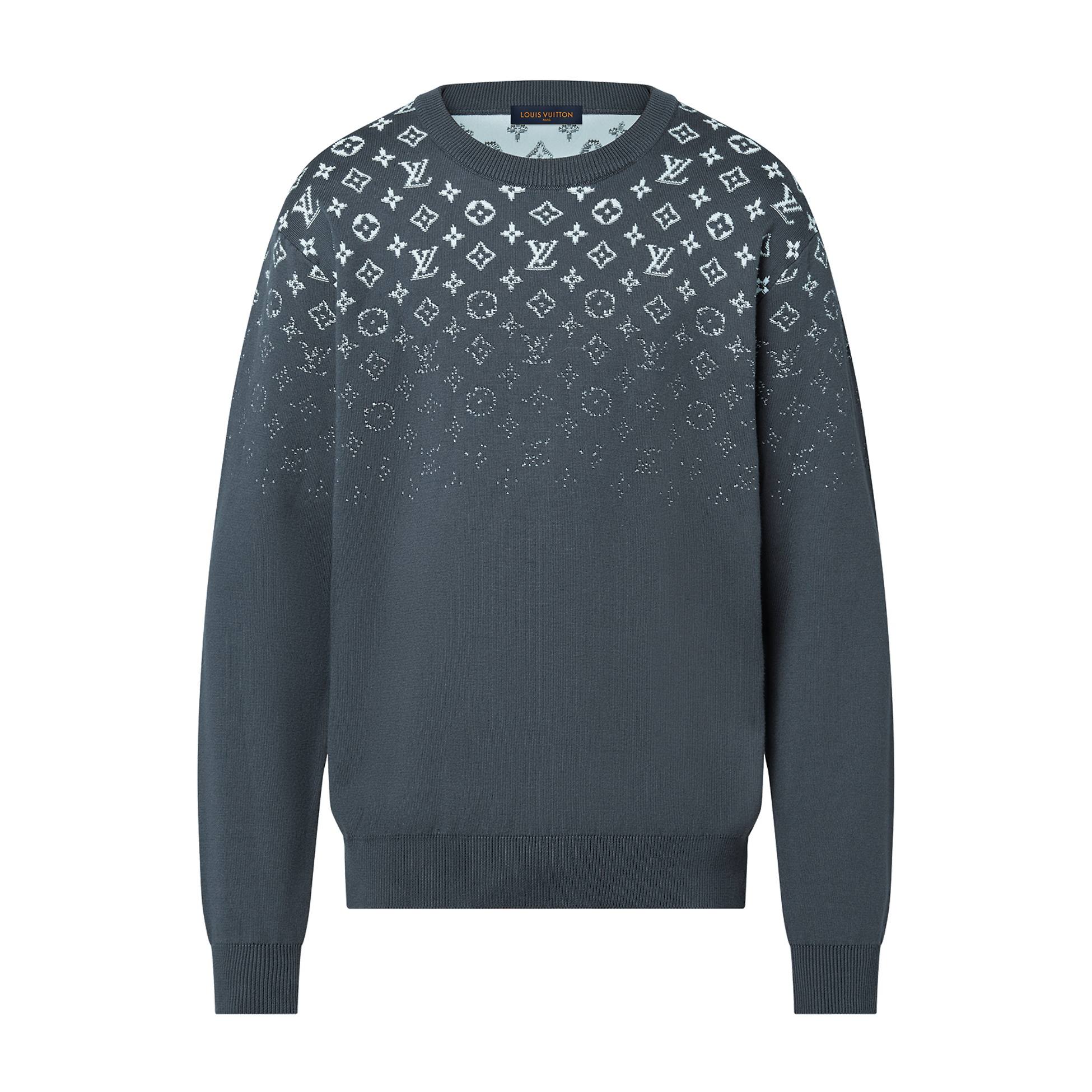 NIGO Louis Vuitton Men's Spring and Fall Gradient Logo Printed Round Neck Cotton Pullover Sweatshirt #nigo98968