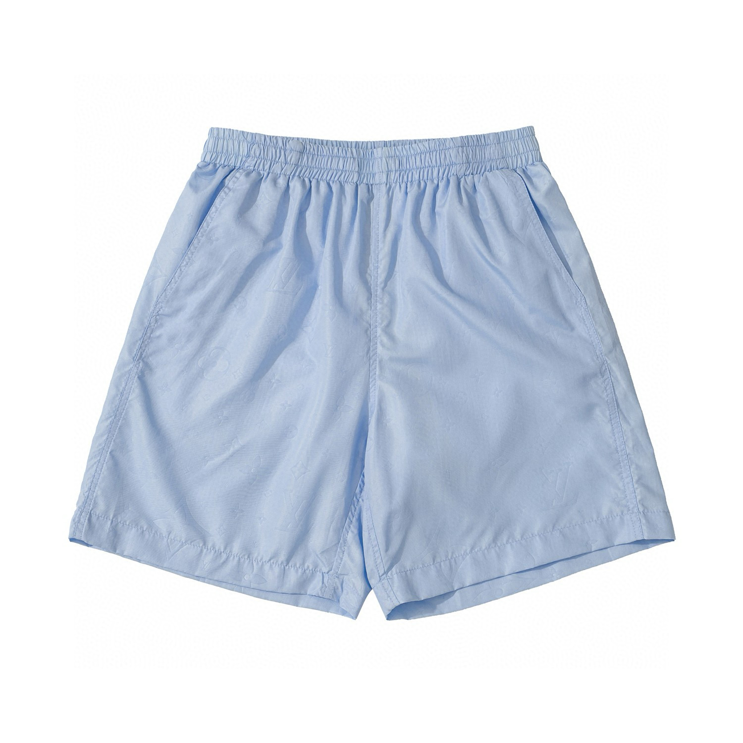 NIGO Louis Vuitton Men's Summer Solid Color Logo Full Print Drawstring Elastic Waist Casual Shorts Pants #nigo98982