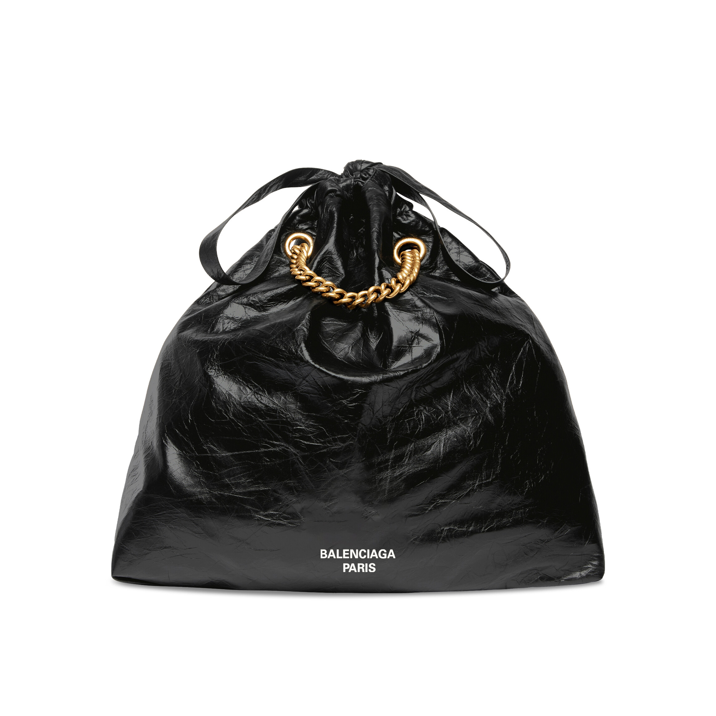 NIGO Balenciaga Men's Black Matte Cowhide Leather Tote Bag Shopper Handbag Crossbody Shoulder Bags #nigo98983