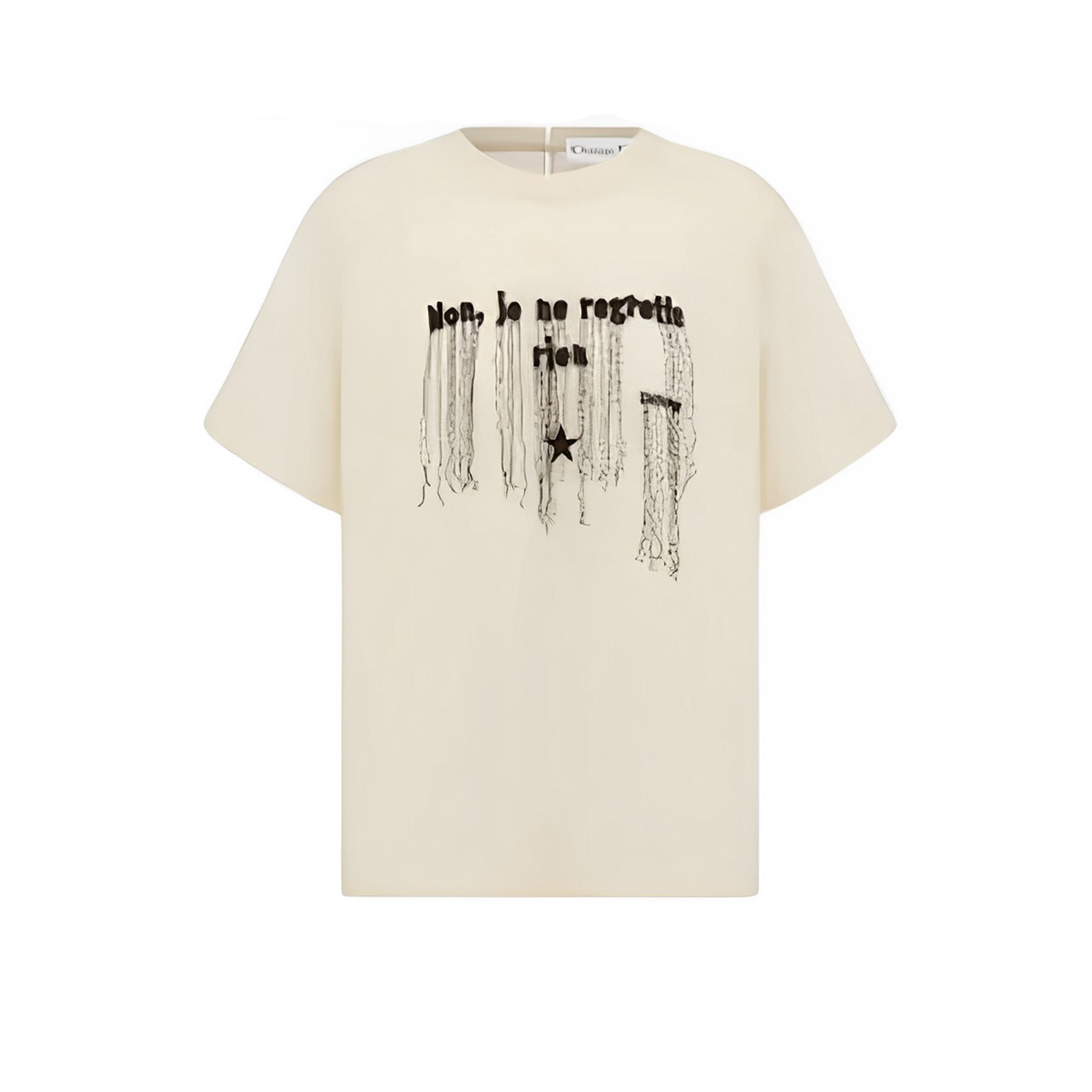 NIGO Dior Men's Women's Spring And Summer Tassel Beaded Letters Cotton Two Piece Set Casual Loose Short Sleeve Top T-shirt Ngvp #nigo8194