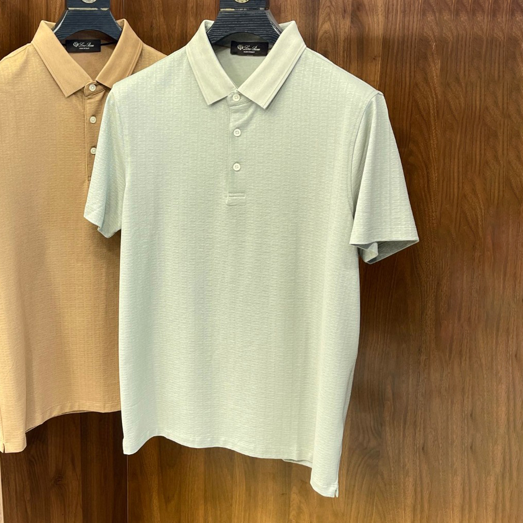 NIGO Loro Piana Men's Summer Fashionable Solid Color Fitting Short Sleeved Lapel Casual Regatta Polo Shirt #nigo99169