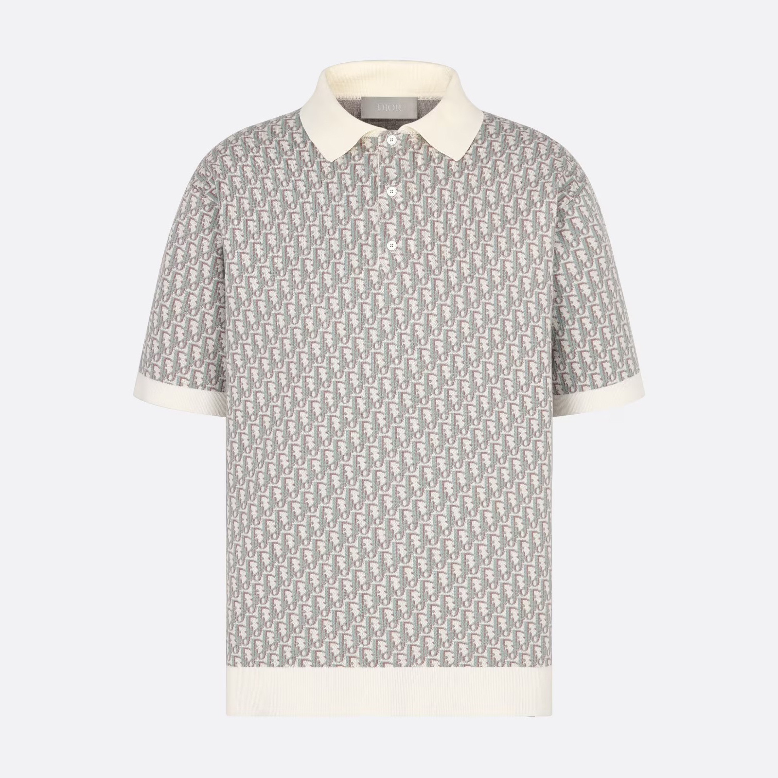 NIGO Dior Men's Summer Graphic All Over Print Polo Neck Straight Short Sleeve T-Shirt #nigo99187