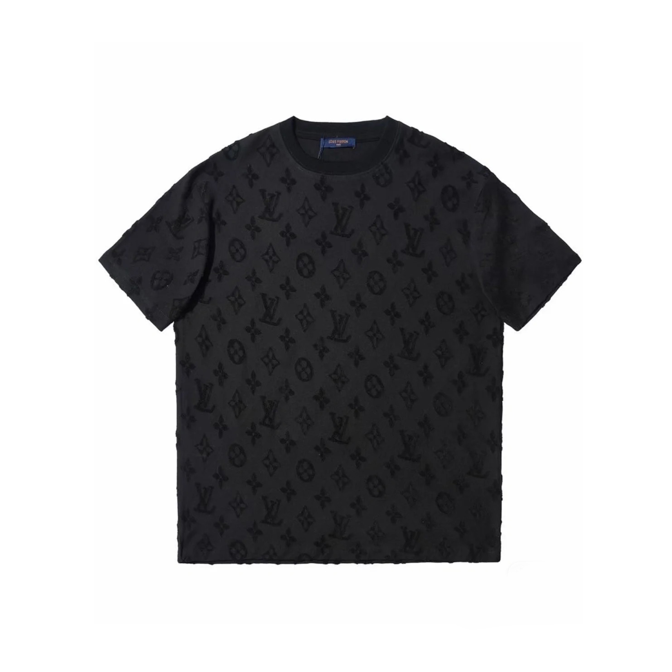 NIGO Louis Vuitton Men's Spring And Summer Trend Classic Logo Flocking Printing Solid Color Cotton Casual T-shirt Short Sleeve Tops #nigo99215