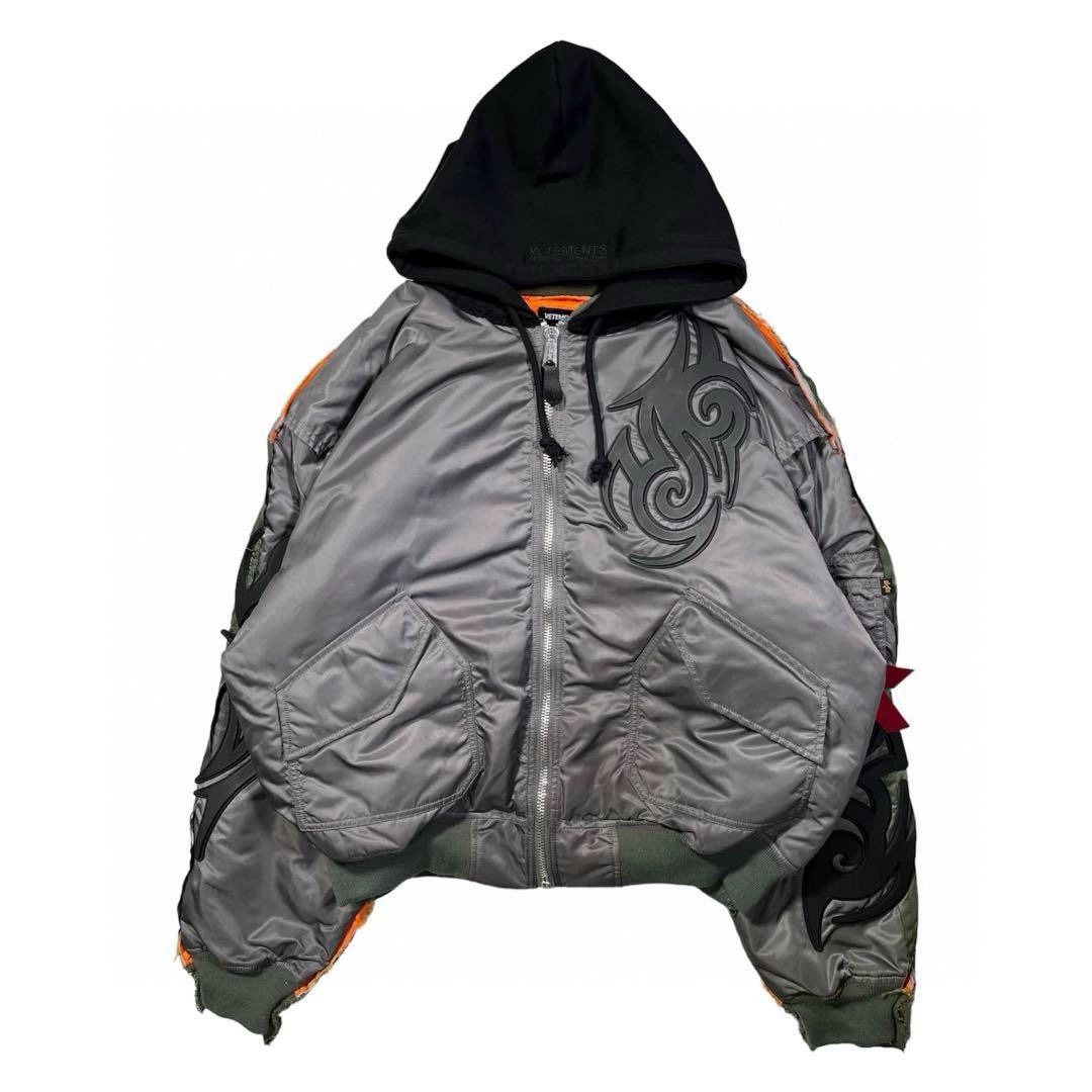 NIGO Vetements Men's Fall/Winter Fashion Alpha Tribe MA-1 Loose Long Sleeve Hooded Bomber Cotton Jacket Ngvp #nigo8256