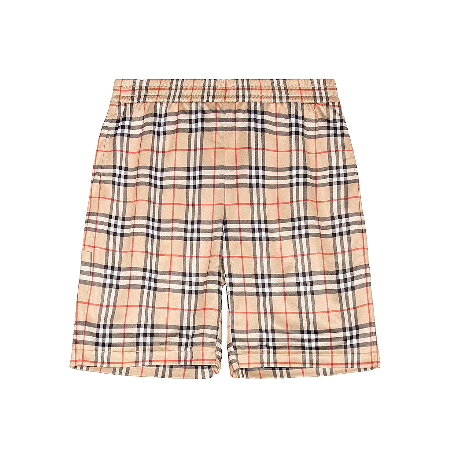 NIGO Burberry Men's Summer Colour Block Check Full Print Mid Waist Elasticated Shorts Pants #nigo99212