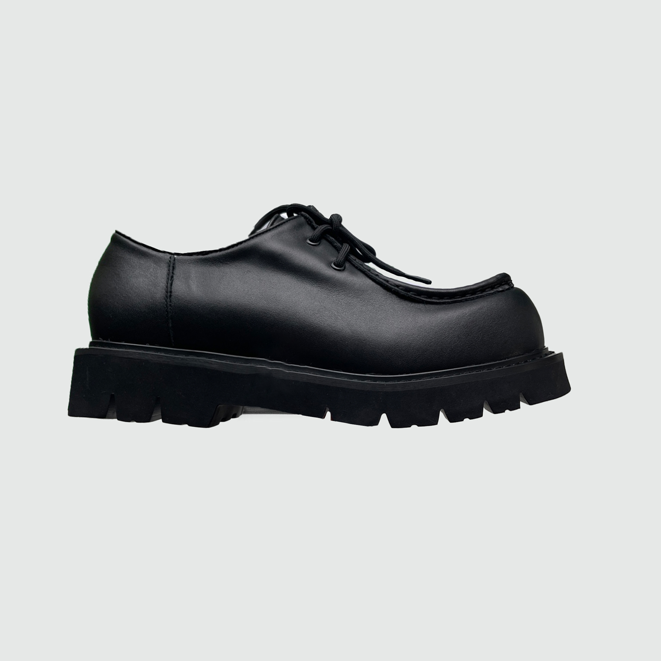 NIGO Bottega Veneta Men's Spring And Summer Black Lace-up Leather Shoes Cowhide Round Head Woven Penny Loafers Thick Bottomed Loafers Ngvp #nigo8235