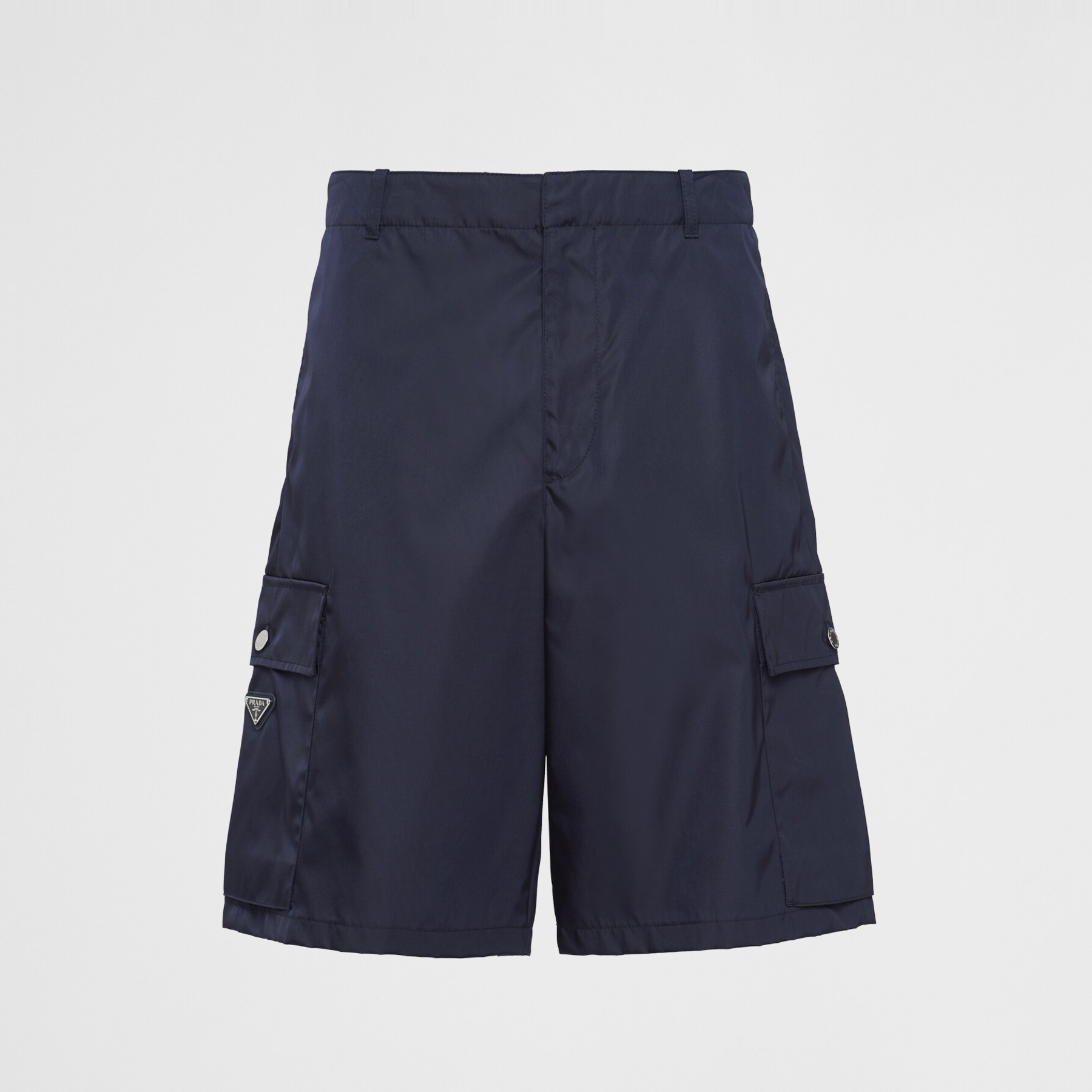 NIGO Prada Men's Summer Solid Colour Triangle Logo Nylon Casual Zip Up Shorts Pants #nigo99229