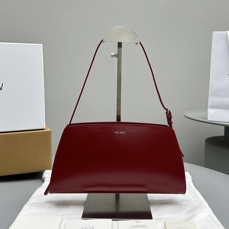 NIGO THE ROW Women Solid Colour Logo Letter Adjustable Shoulder Strap Leather Tote Shoulder Bag #nigo99249