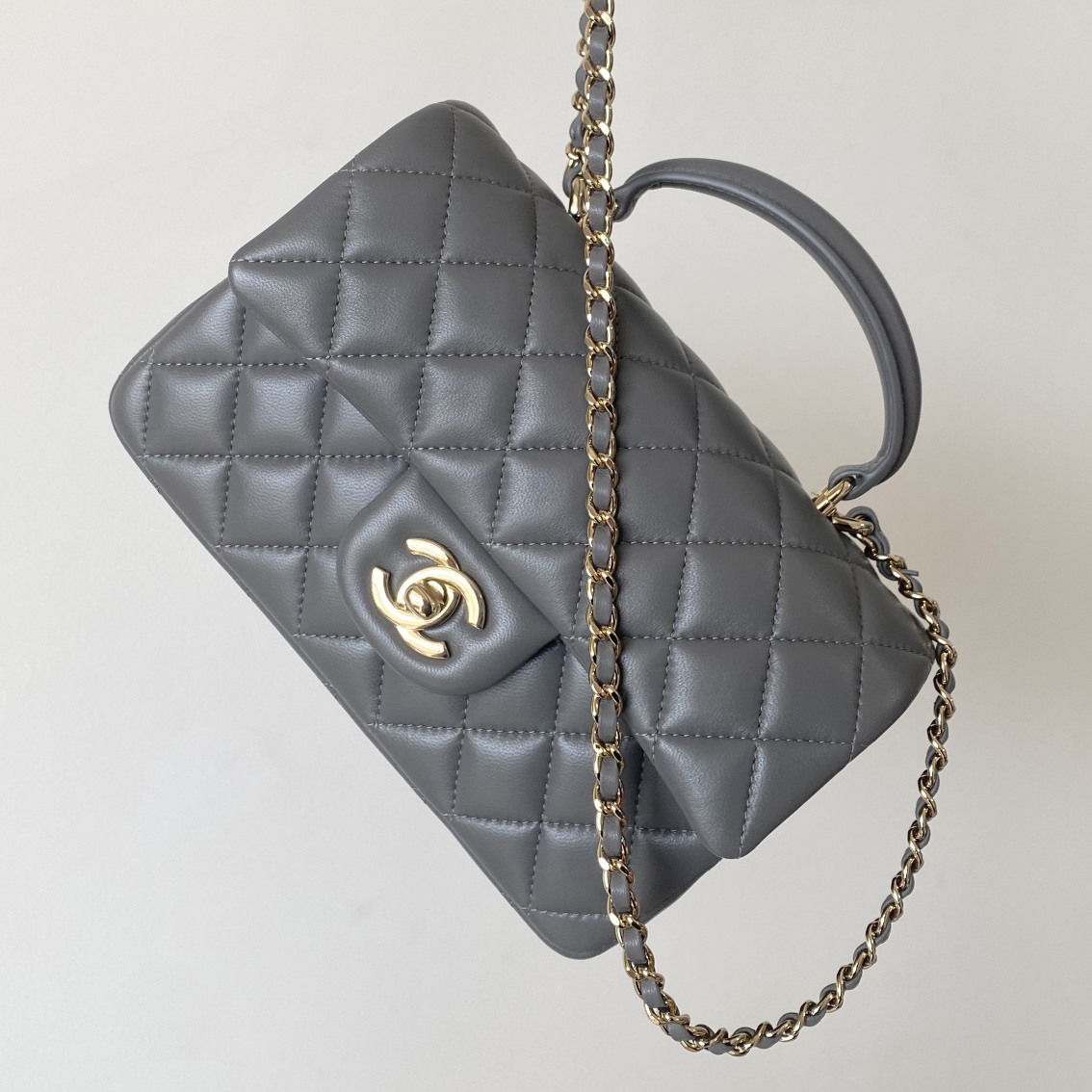 NIGO Chanel CF Mini Flap Handle Bag Women‘s Leather Rhombic Pattern Check Airport Vacation Shopping Bag Shoulder Bags #nigo99252