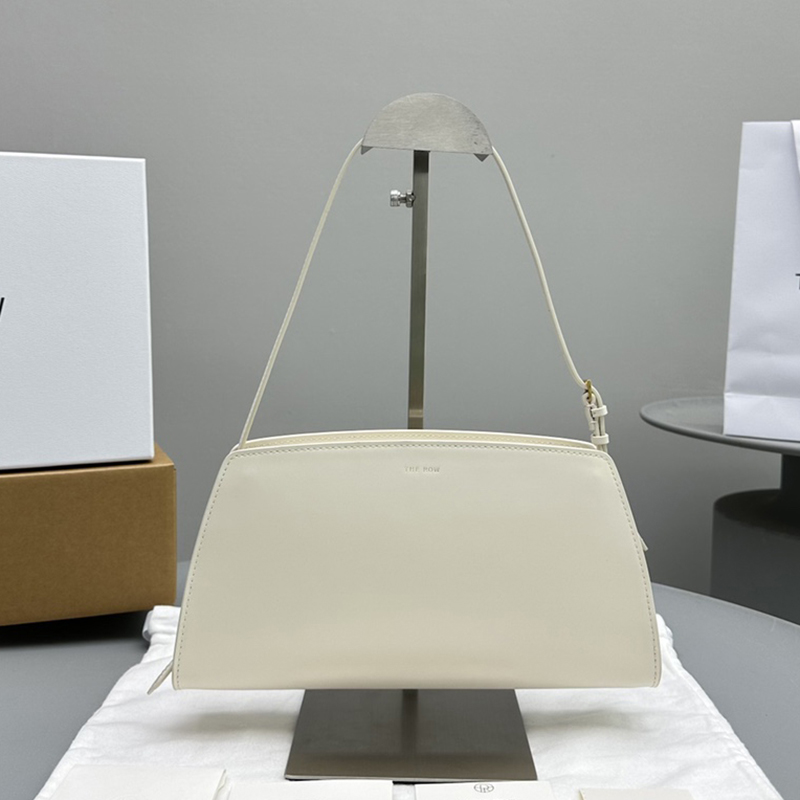 NIGO THE ROW Women Solid Colour Logo Letter Adjustable Shoulder Strap Leather Tote Shoulder Bag #nigo99249