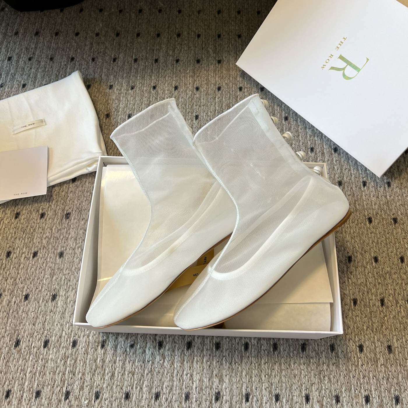 NIGO THE ROW SOCK Women's Summer Solid Colour Breathable Nylon Mesh Thigh High Boots Shoes #nigo99251