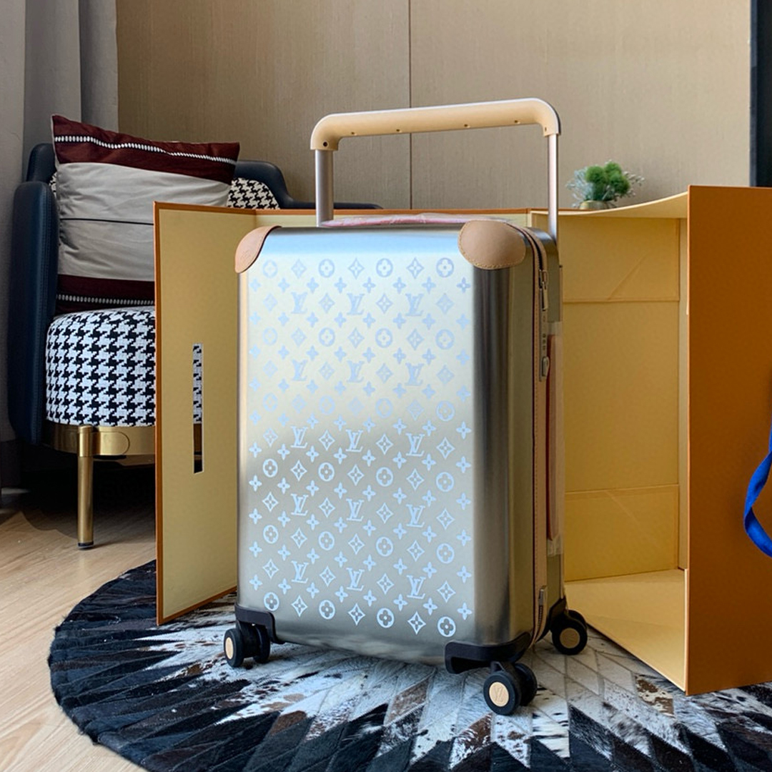 NIGO Louis Vuitton Titanium Alloy Material Letters Print Trolley Luggage Travelling Bag Bags #nigo99276