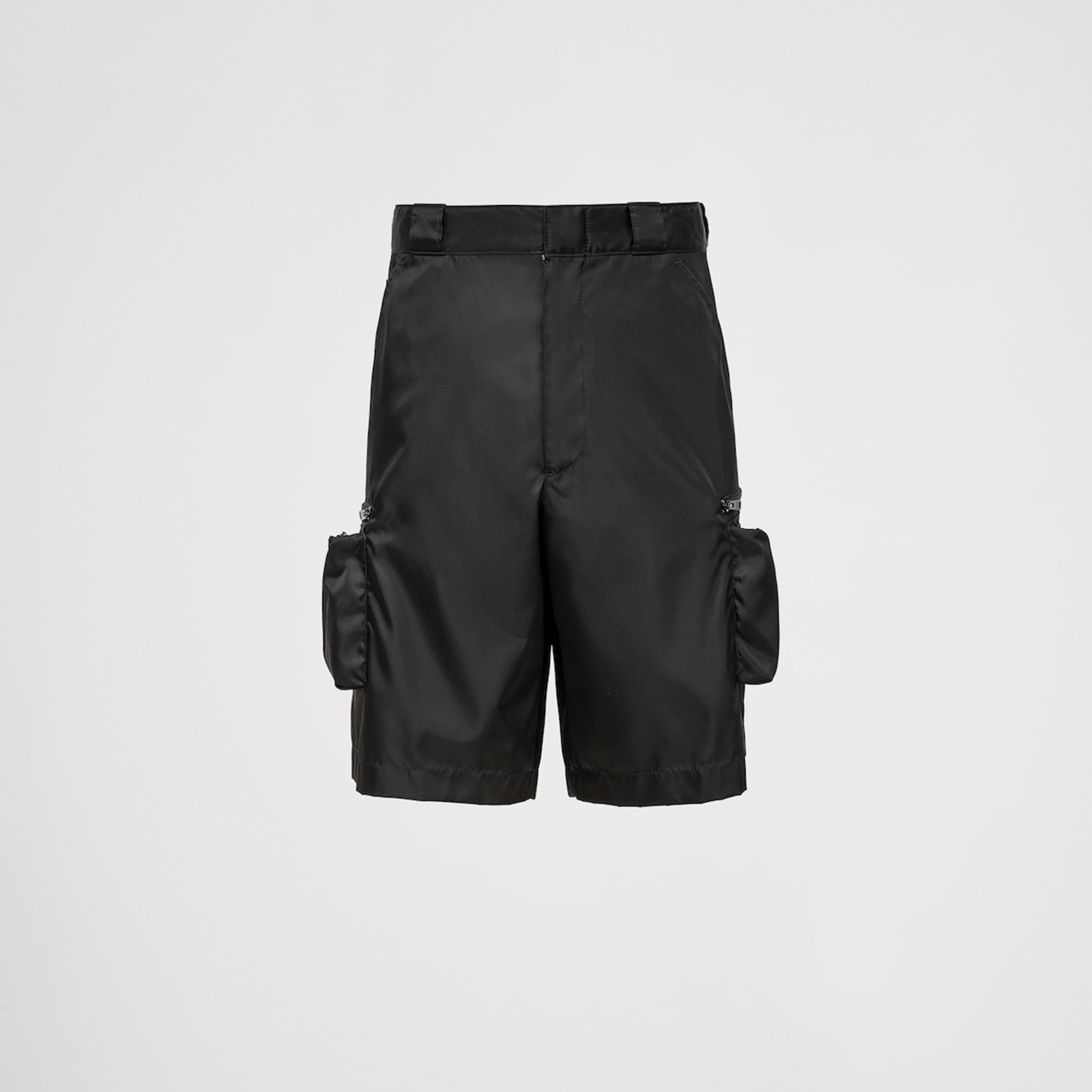 NIGO Prada Men's Spring Summer Super Cool Pocket Shorts Thin Black High Street Casual Comfortable Shorts #nigo99289