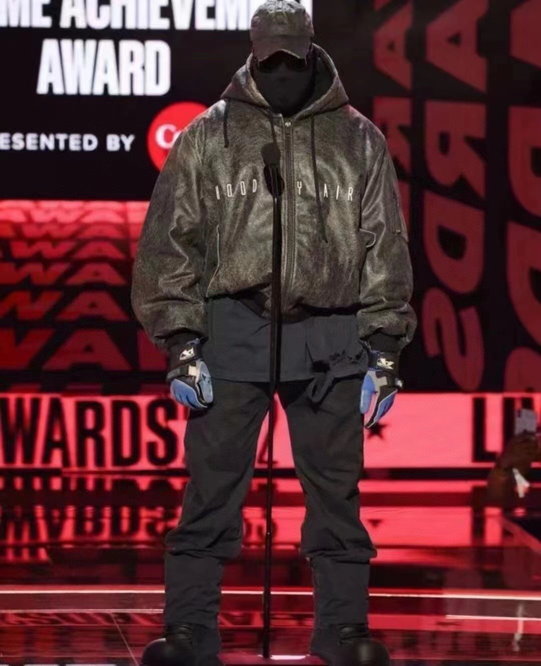 NIGO HOOD BY AIR Men's Winter Solid Color Retro Burst Pattern Long Sleeved Hooded Leather Coat Jacket Ngvp #nigo6258