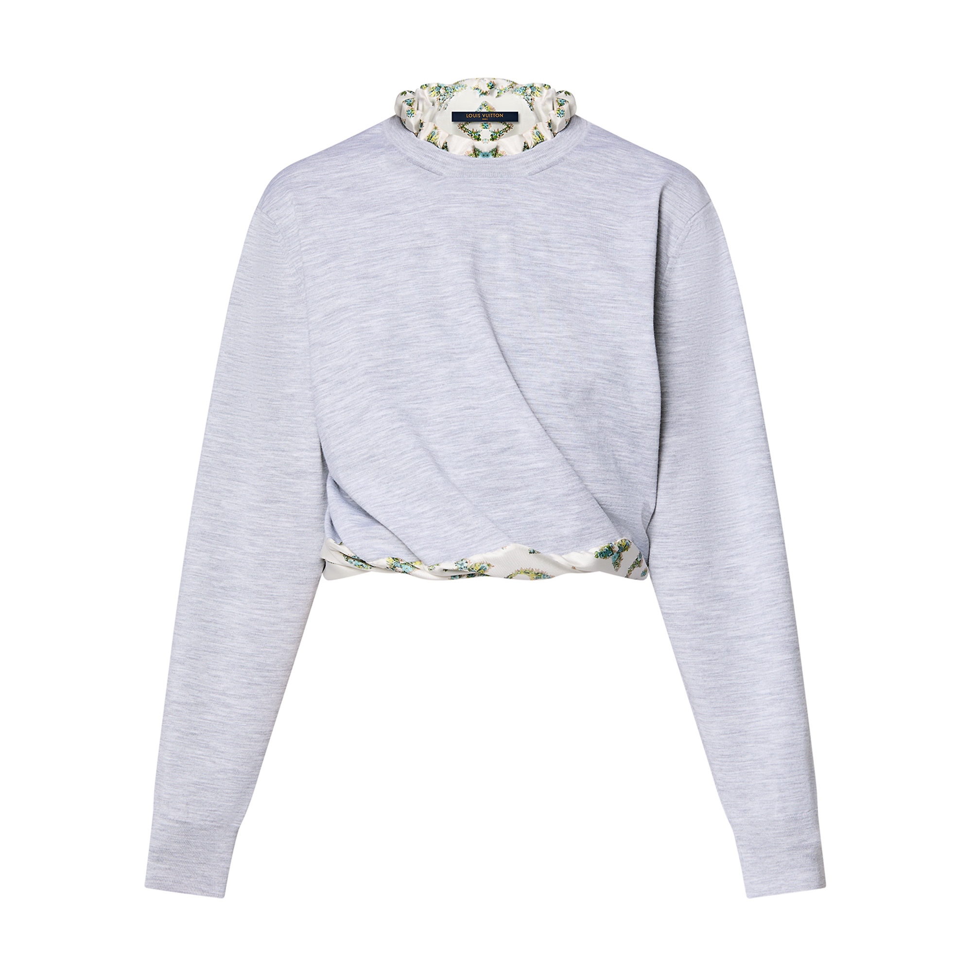 NIGO Louis Vuitton Women's Spring Autumn MONOGRAM Floral Pattern Long Sleeve Wool Knit Sweater #nigo99313