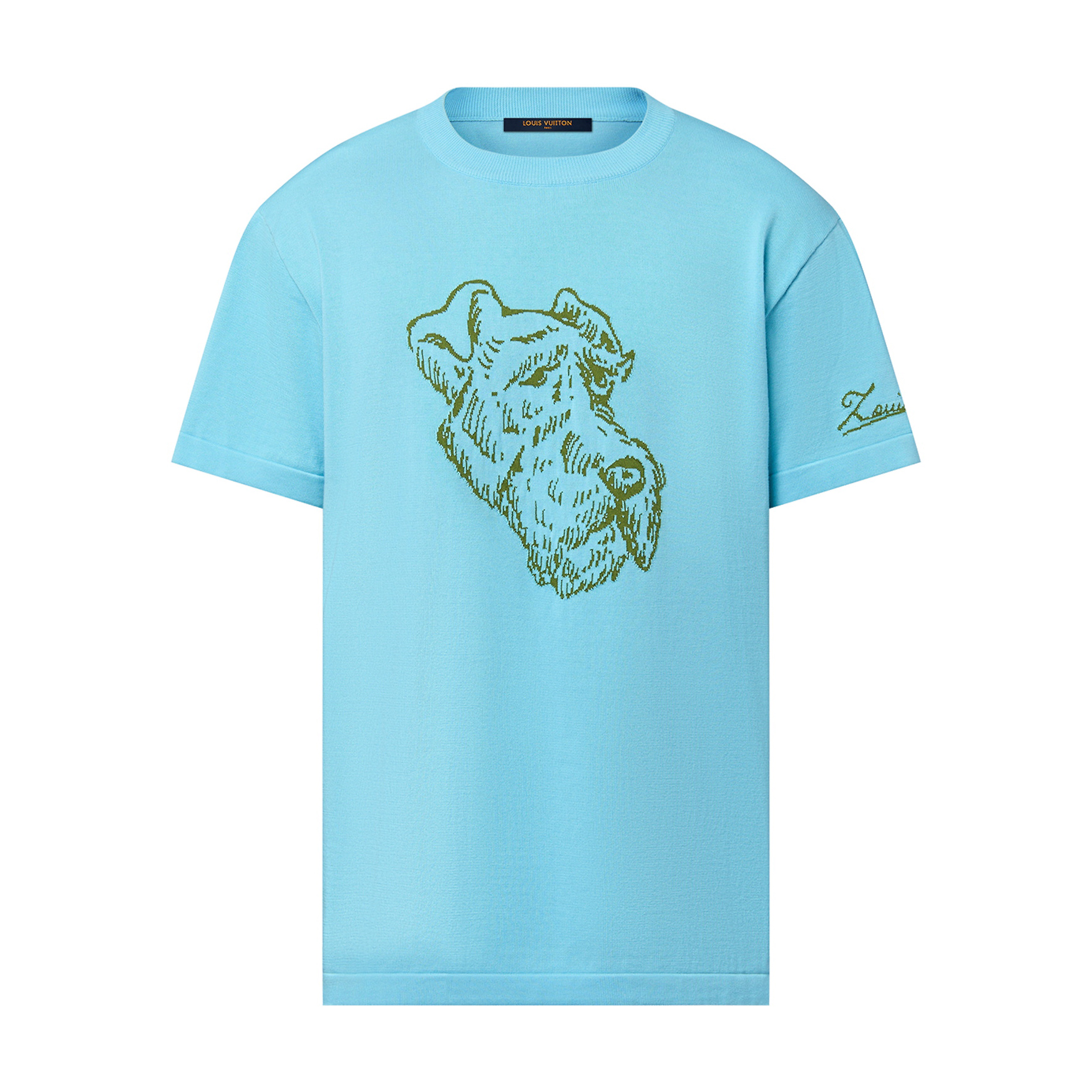 NIGO Louis Vuitton Men's Summer Embroidery Pattern Print Round Neck Cotton Short Sleeve T-Shirt #nigo99343