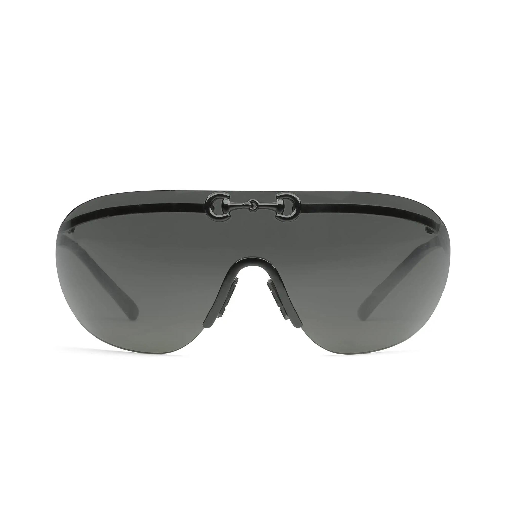 NIGO Gucci Men's Logo Engraved Irregular Shape Cover-up Styling Sunglasses Eyeglasses Glasses #nigo99344