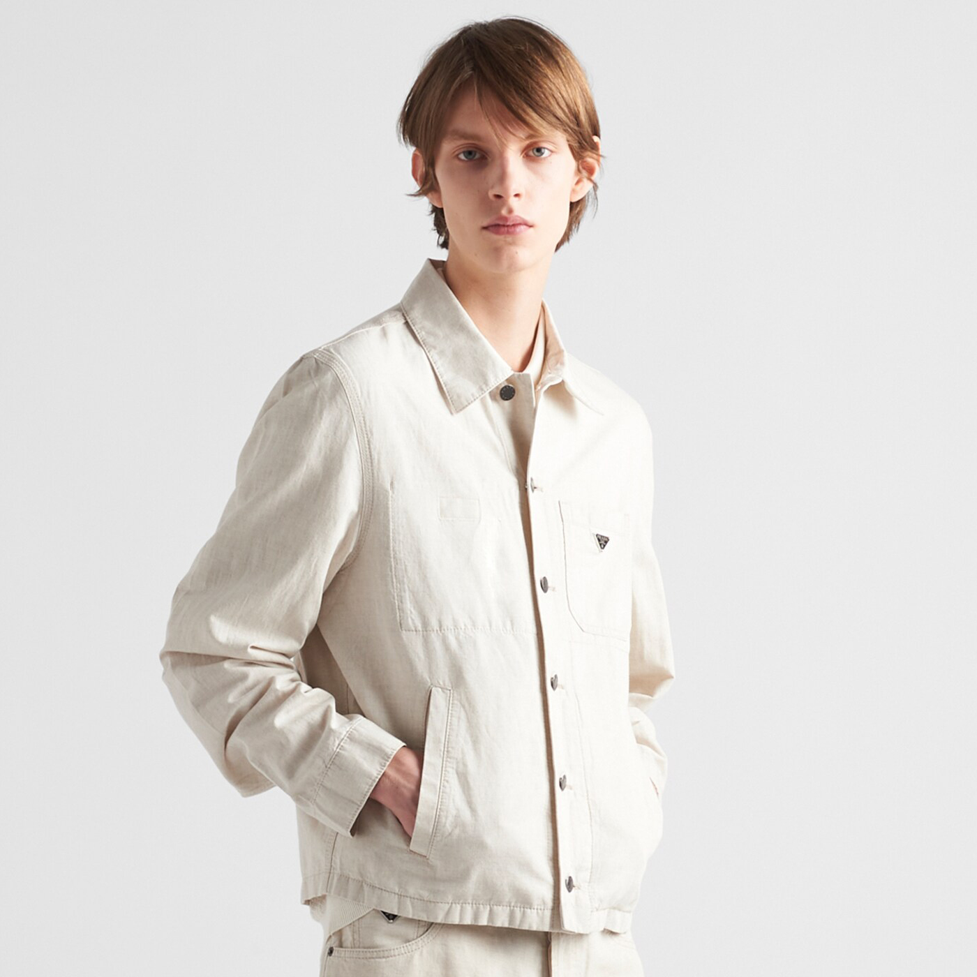 NIGO Prada Men's Autumn and Winter Triangle Logo Lapel Single Breasted Long Sleeve Jacket #nigo99349