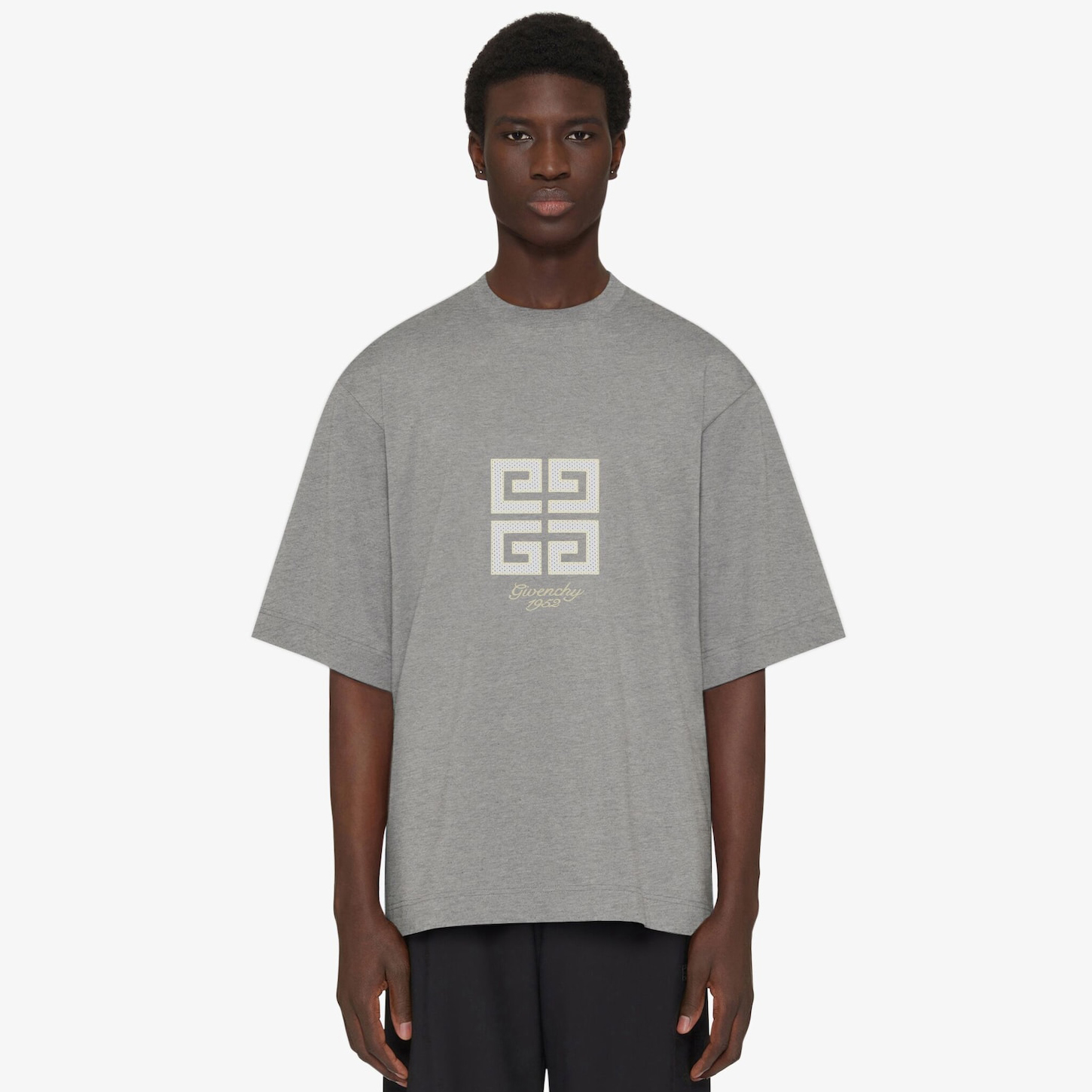 NIGO Givenchy Men's Summer Embroidered Logo Solid Colour Letter Round Neck Cotton Short Sleeve T-Shirt #nigo99345