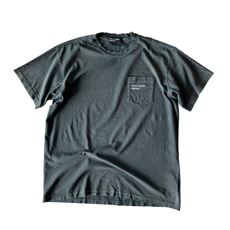 NIGO Enfants Riches Deprimes Men's Summer Letter Pattern Print Retro Casual Loose Straight Solid Color Cotton Short Sleeve T-Shirt #nigo99365