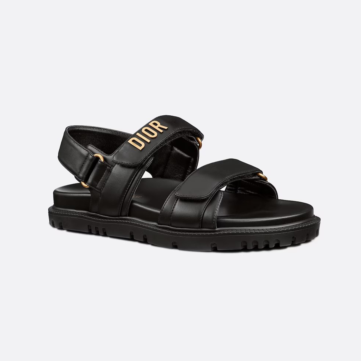 NIGO Dior Women's Spring Summer Casual Black Velcro Beach Sandals Dioract Casual Flat Shoes #nigo8276