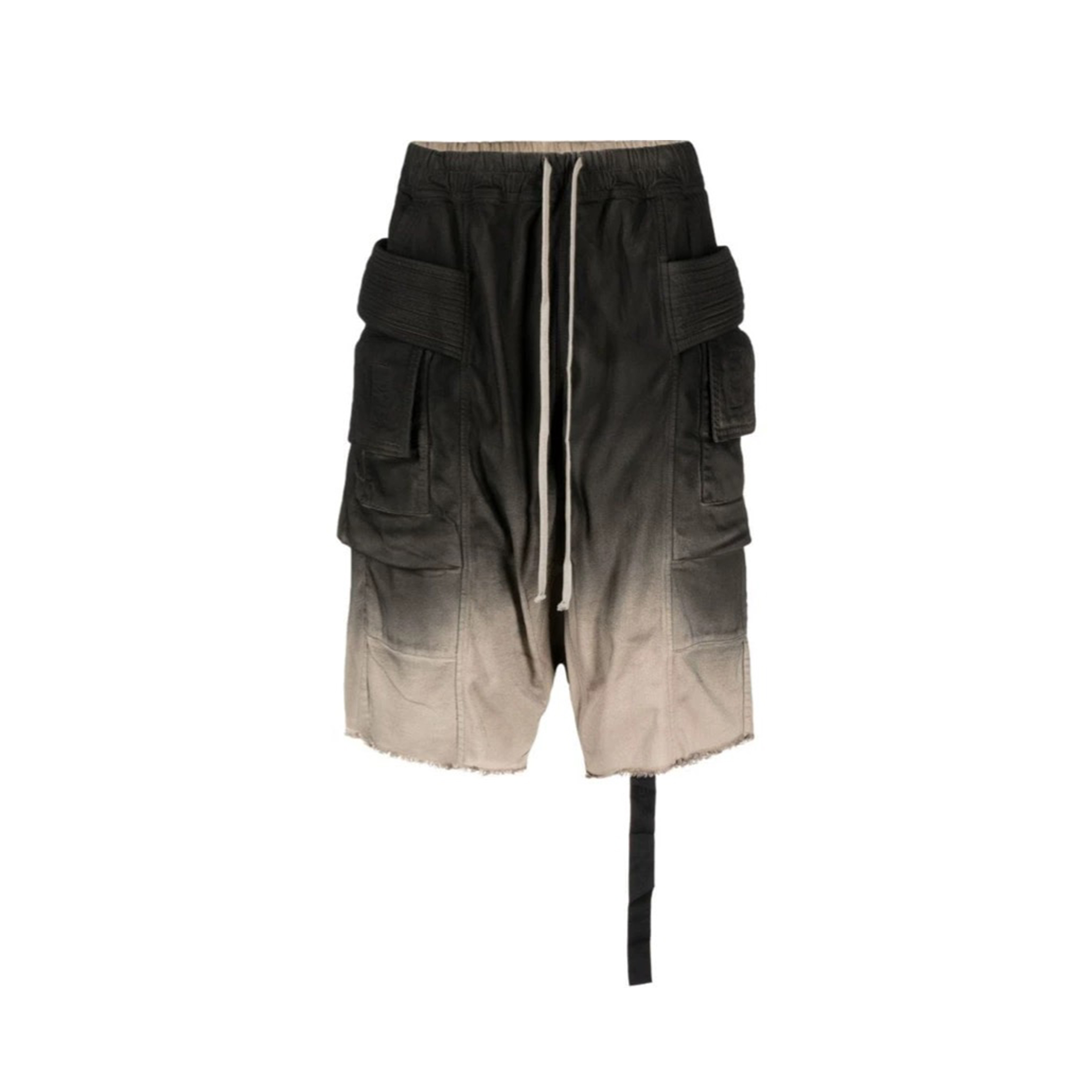 NIGO Rick Owens X Dekshdw Men's Spring/summer Vintage Distressed High Street Hole Breaking Denim Shorts Gradient Fringe Comfort Pants Ngvp #nigo9313