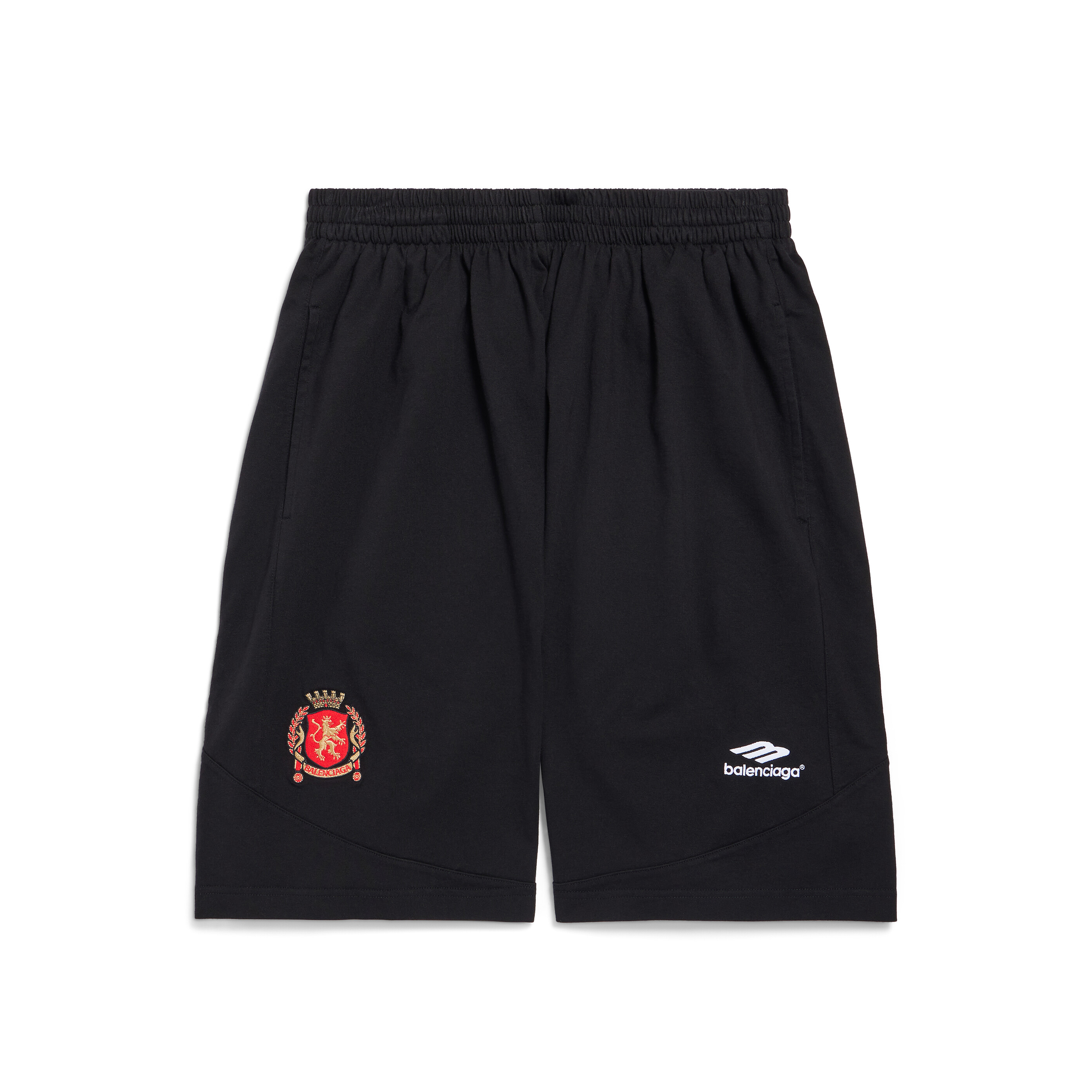 NIGO Balenciaga Men's Summer Solid Color Elastic High Waist Loose Fit Casual Shorts Pants #nigo99388