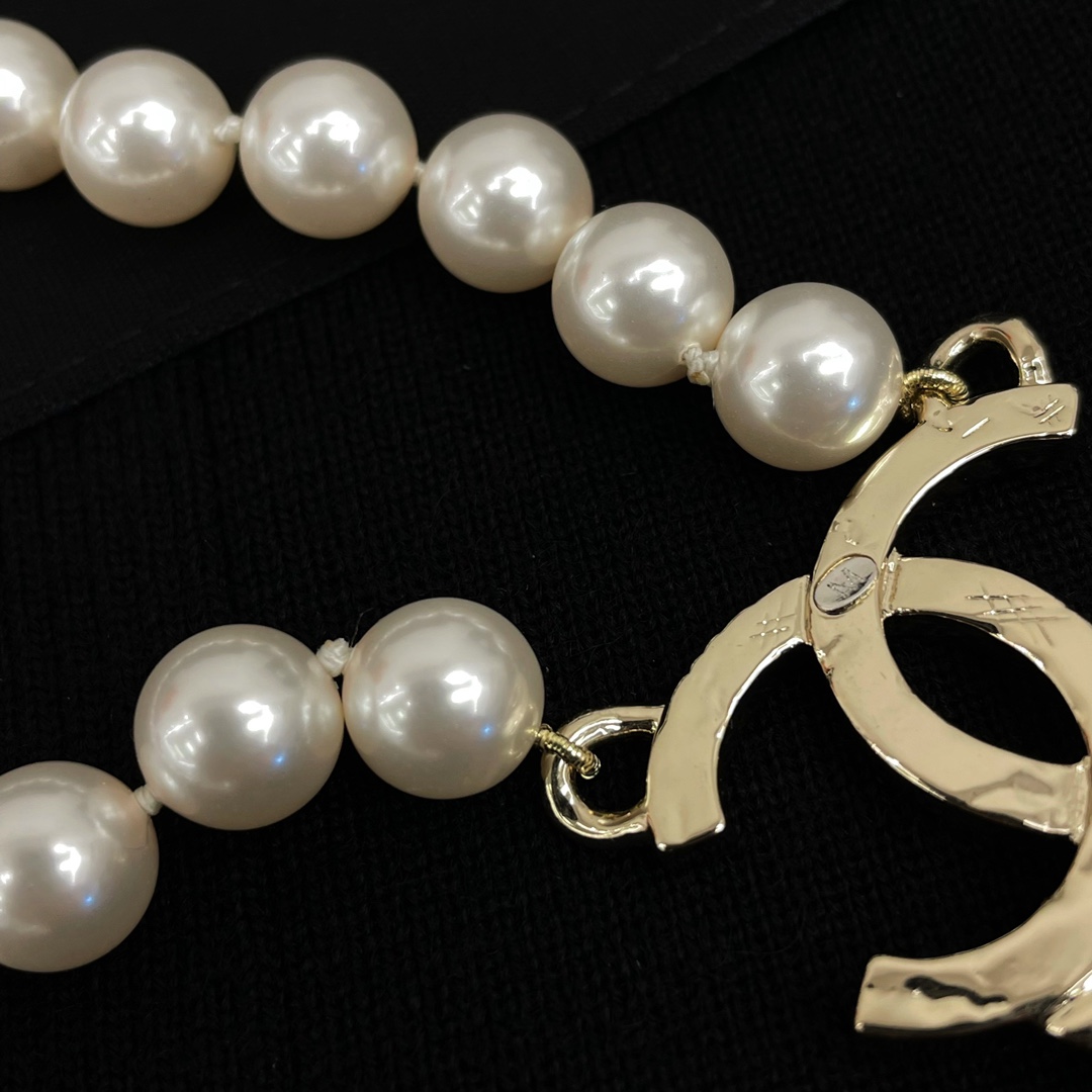 NIGO Chanel Belt Chain Accessories Pearl Chain Decoration Waistband Belt #nigo99384