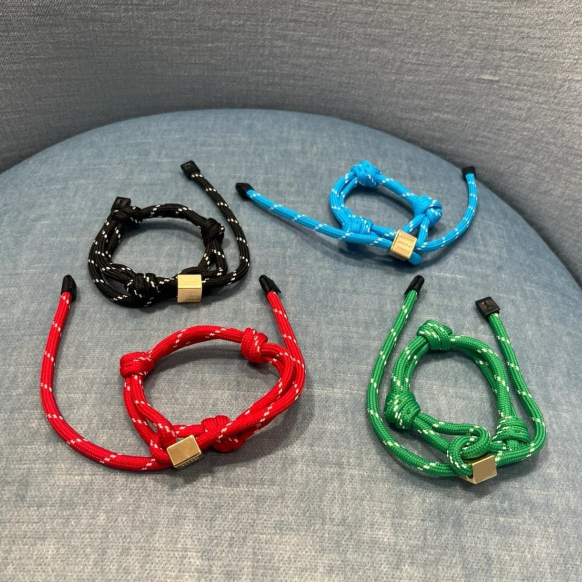NIGO MiuMiu Women Solid Colours Braided Bracelet Anklet Bag Charms Jewelry #nigo99398