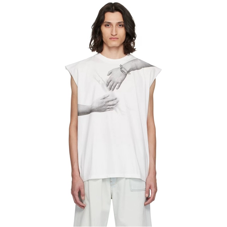 NIGO Maison Margiela Men Women Spring Summer Fashion Sleeveless Printed Pattern Comfortable Cotton T-shirt Casual Loose Top Ngvp #nigo9315