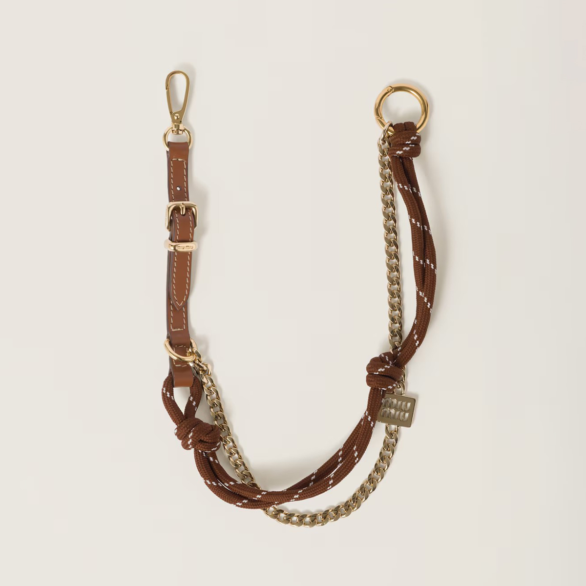 NIGO MiuMiu Women's Handmade Knitted Spell Chain Design Bag Chain Bracelet Jewelry #nigo99399