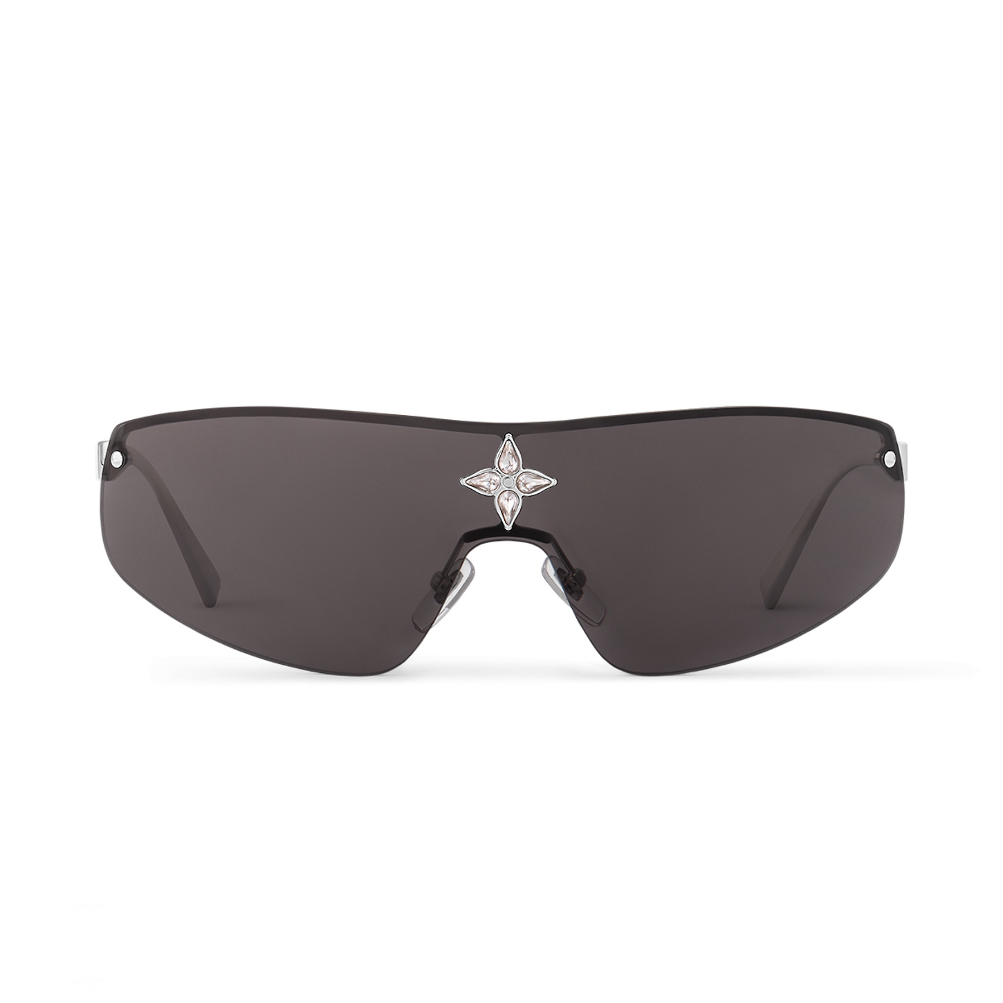 NIGO Louis Vuitton Cyclone Mask Men's Solid Colour Logo Design Metal Irregular Shape Sunglasses Eyeglasses Glasses #nigo99416