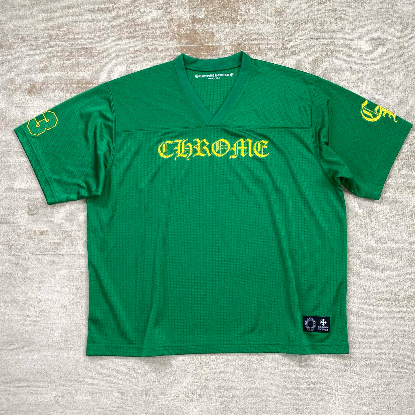 NIGO Chrome Hearts Women's Spring Summer Graffiti Printed Red Mesh Sports Long Sleeve Sweatshirt Short Sleeve T-Shirt #nigo99424