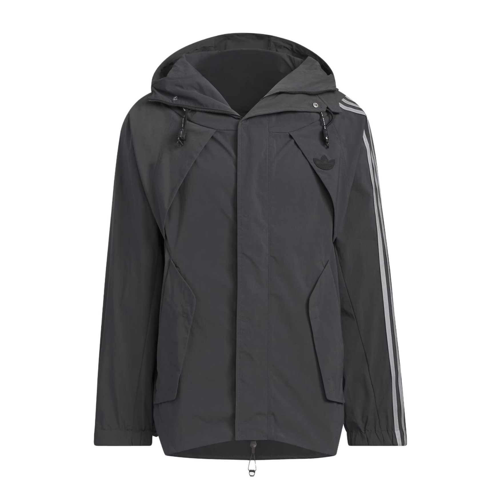 NIGO Adidas X Hamcus Multifunctional Zippered Hooded Jacket Multi Functional Elastic Tie Up Pants Set Suit #nigo99418