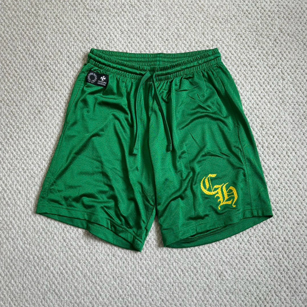 NIGO Chrome Hearts Men's Spring and Autumn Printed Stretch Drawstring Loose Fit Sweatpants Pants Shorts #nigo99425