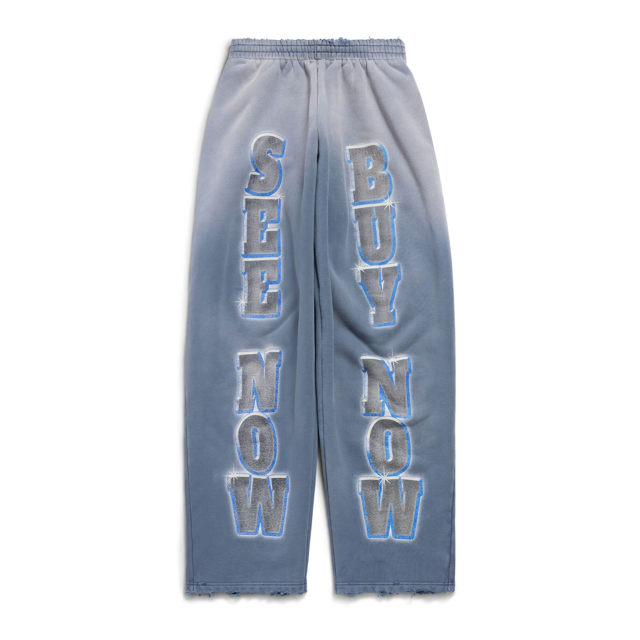 NIGO Balenciaga Men's Women's Four Seasons Solid Color Letter Print Fit Mid Waist Elastic Casual SNBN BAGGY Sweatpants Ngvp #nigo8283