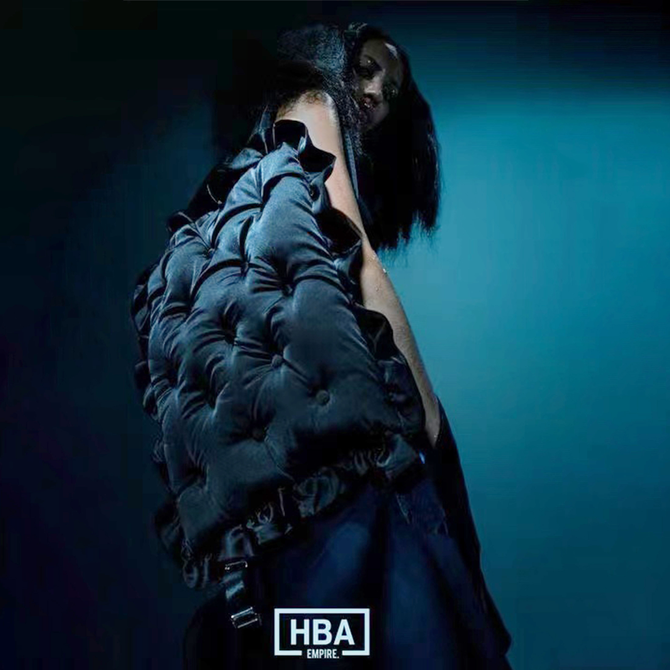 NIGO HOOD BY AIR Women's And Men's Four Seasons Trendy High Street Square Pillow Bag Black Backpack Lace Casual Bag Ngvp #nigo8297