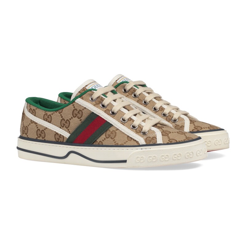 NIGO Gucci Women's And Men's Four Seasons Tennis 1977 Classic Gg Canvas Colored Sports And Casual Low Top Summer Shoes #nigo71212