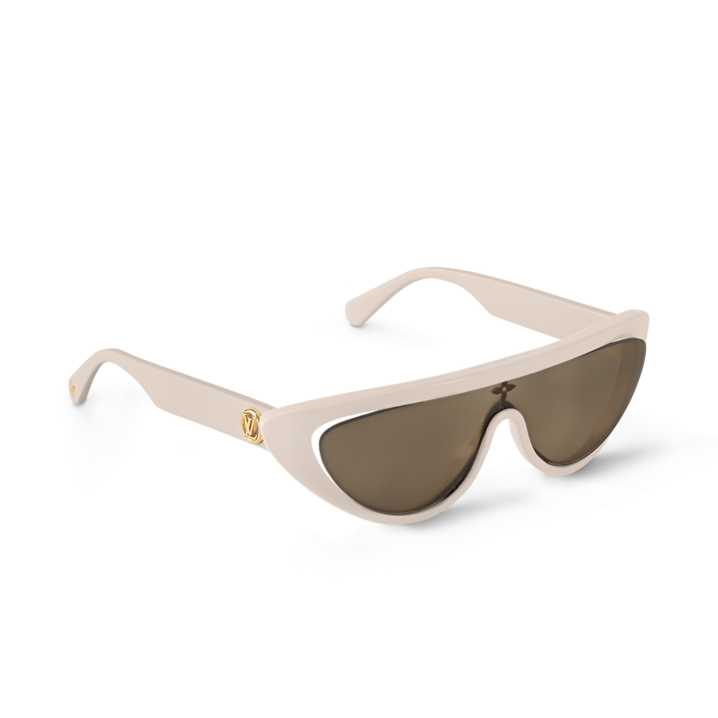 NIGO Louis Vuitton Women's Solid Colour Logo Engraved Irregular Shape Sunglasses Eyeglasses Glasses #nigo99474