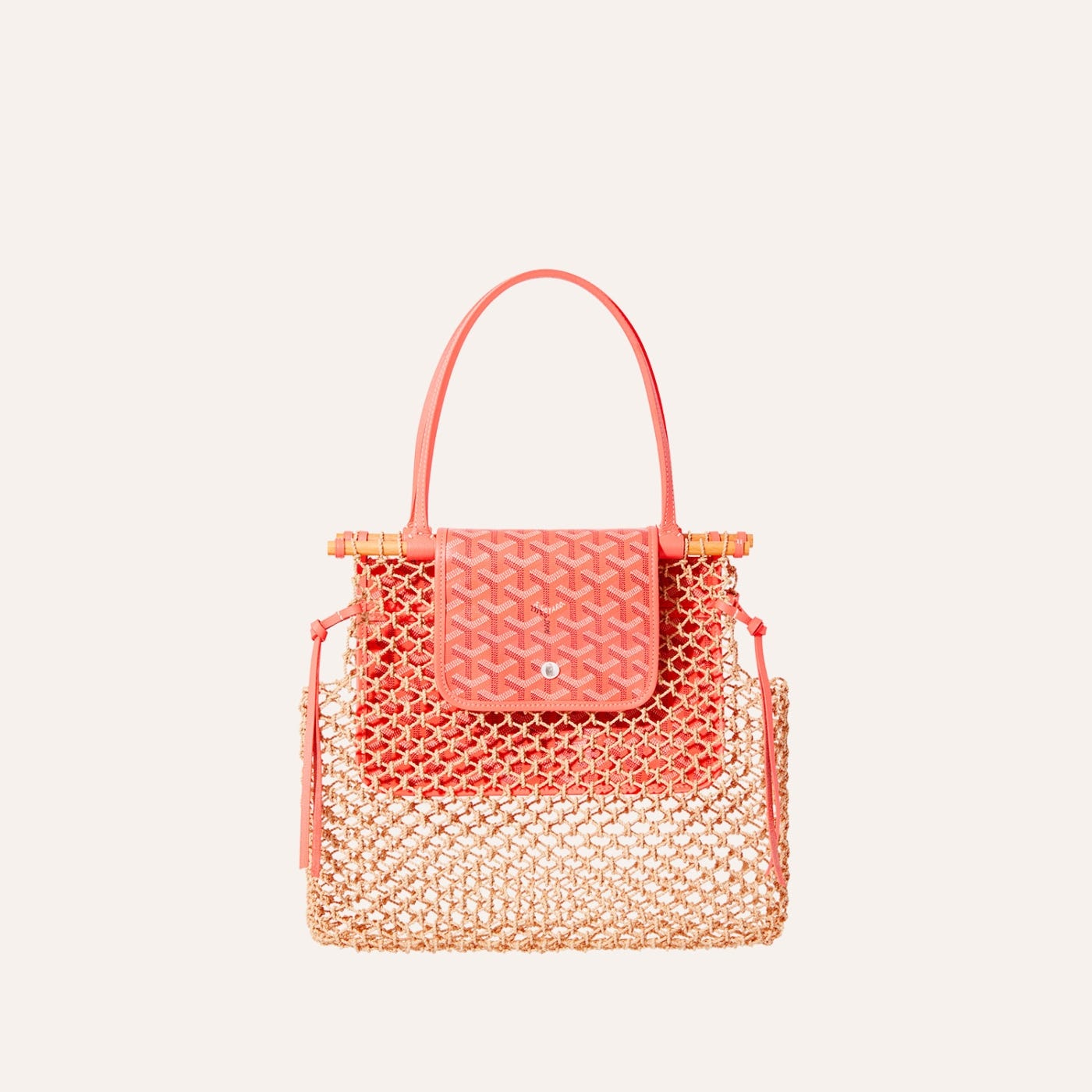 NIGO GOYARD  Aligre Y Women's Four Seasons Fashion Temperament Weaving Colorblocking Leather Handbag Drawstring Casual Tote Bag Bags ALIGREPMLTY-20CL20F Ngvp #nigo8317