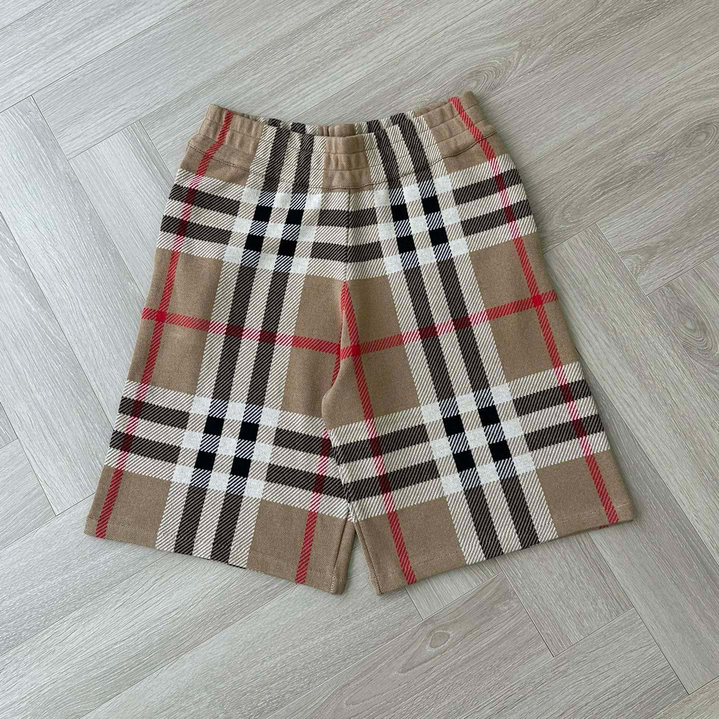 NIGO Burberry Men's Summer Colour Block Check Full Print Mid Waist Elasticated Shorts Pants #nigo99537