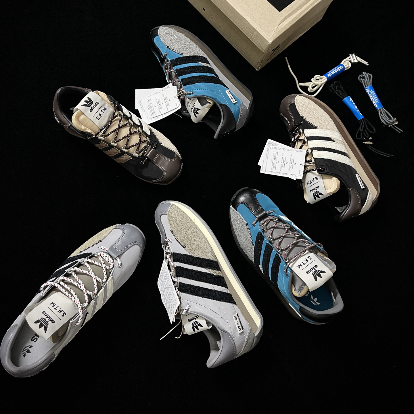 NIGO Adidas SONG FOR THE MUTE X Adidas Originals Shadowturf Men's and Women's Low Top Lace Up Sneakers Shoes #nigo99531